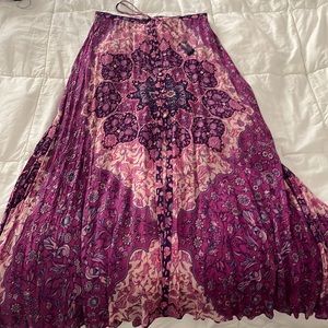 Spell Pink Kiss the Sky and Purple Floral Skirt